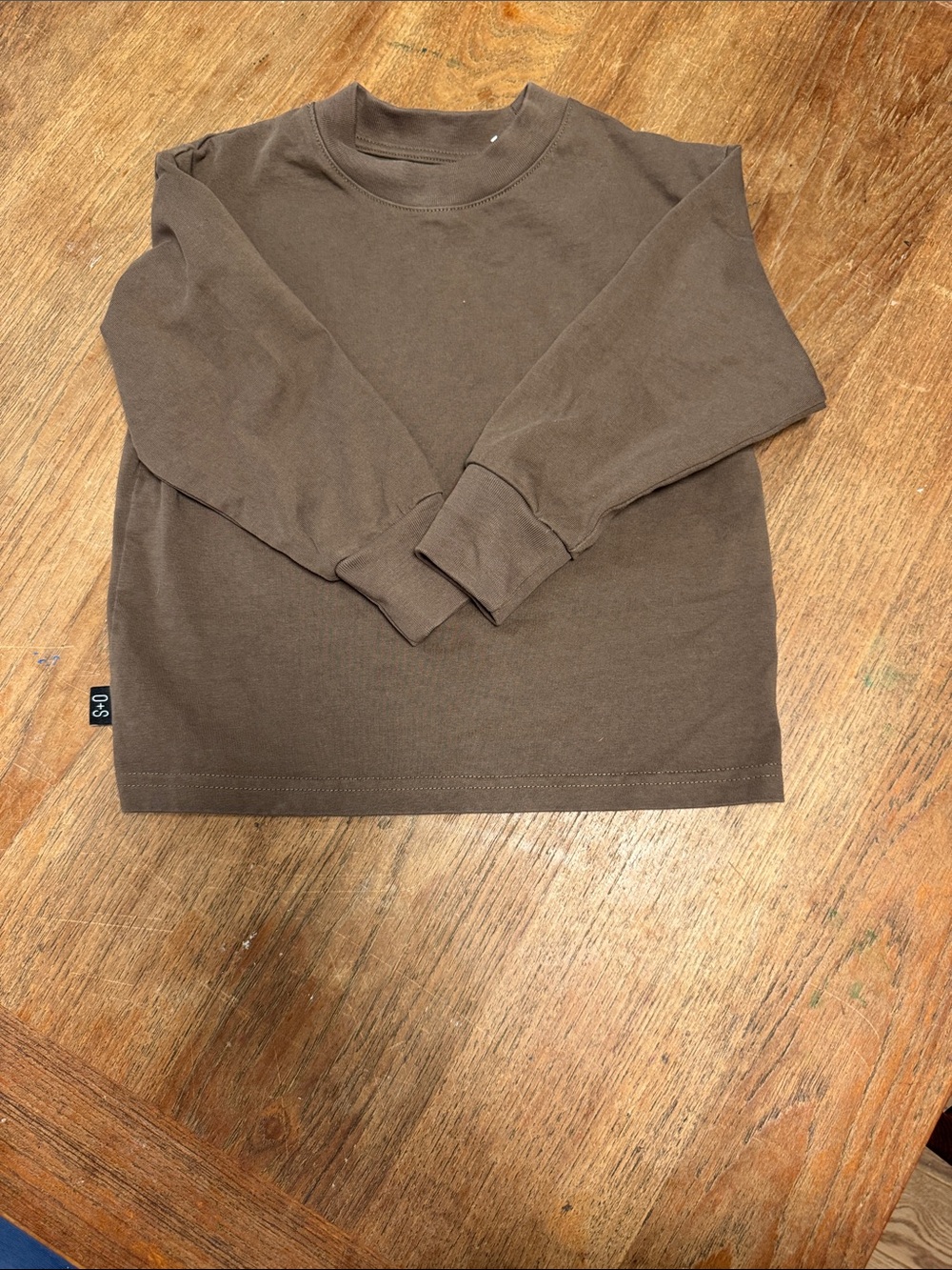Kids Brown Crewneck Sweater